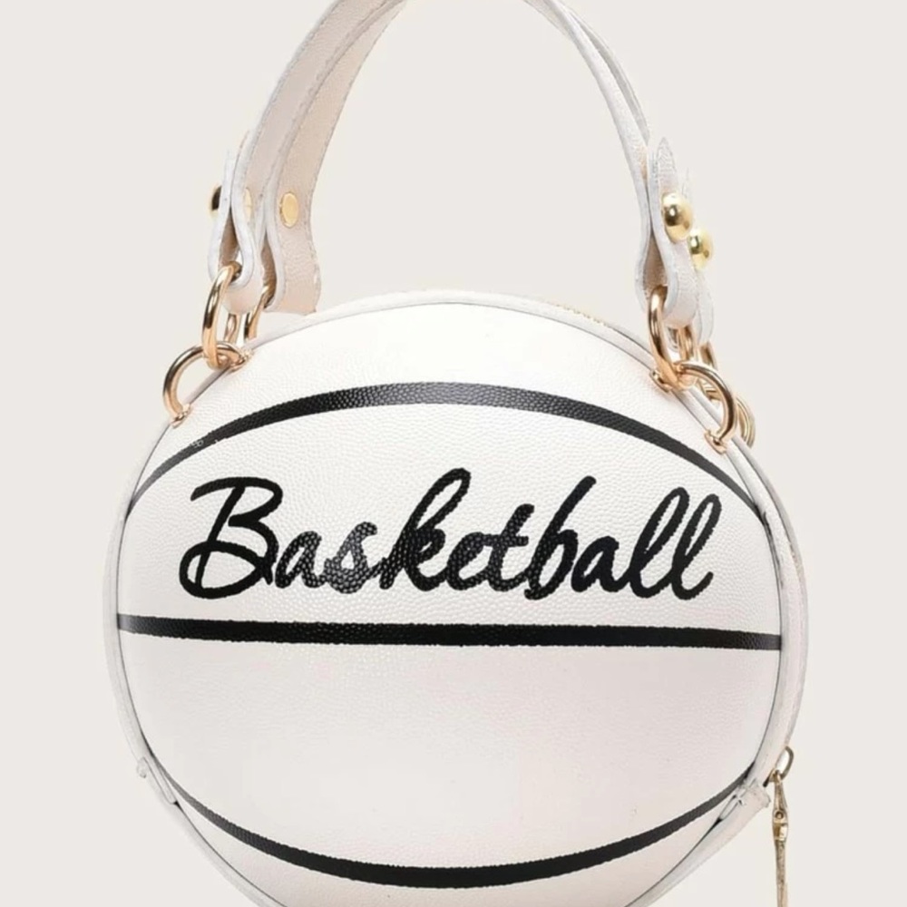 Letter Graphic Satchel Bag